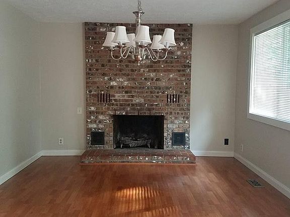 Wood-burning fireplace