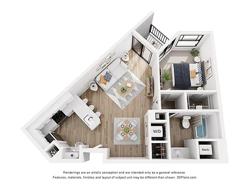 Floor plan Fern Renovated