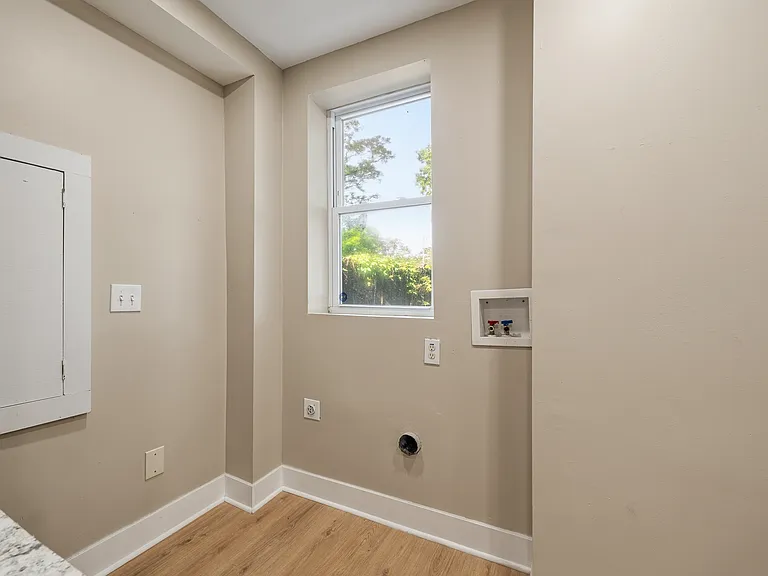 First Floor laundry hook-up