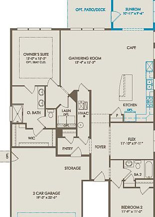 Home Design Layout with Structural Options