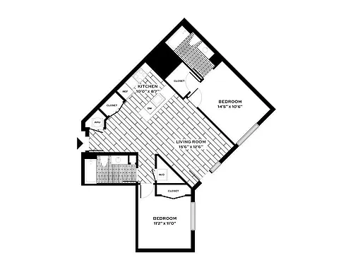 Floor plan B2BC