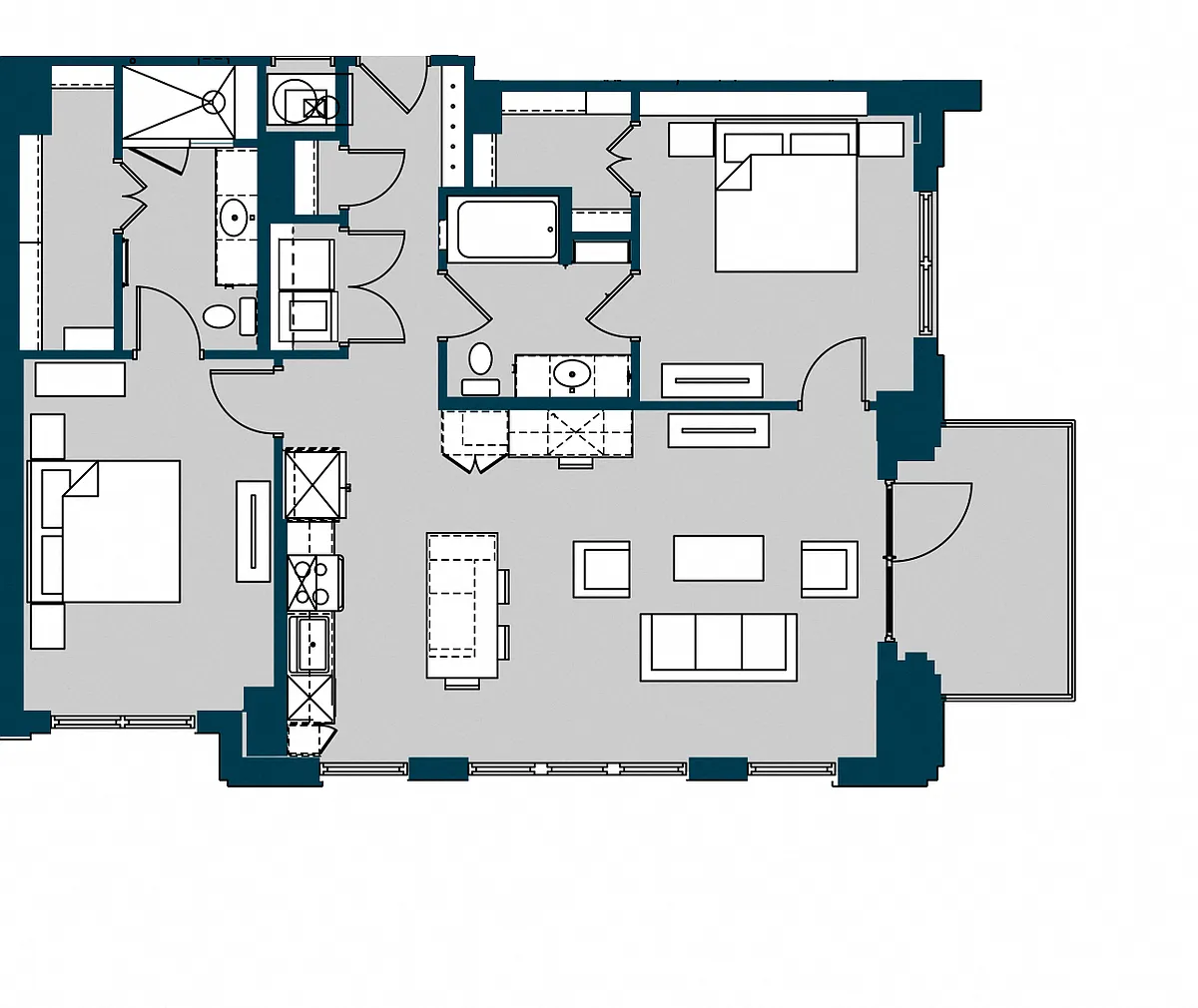 Floor plan B4
