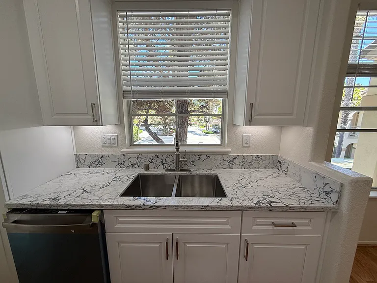 Kitchen window.