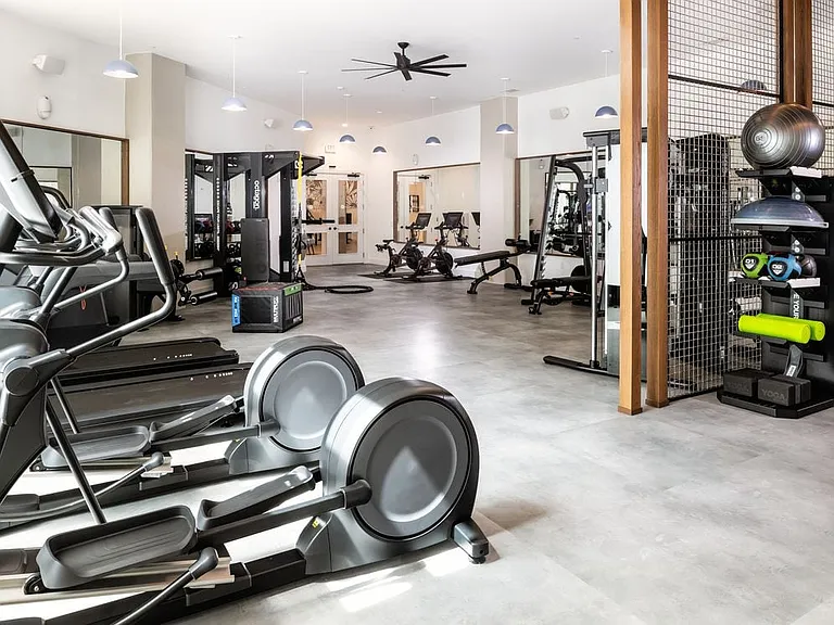 State-of-the-art fitness center