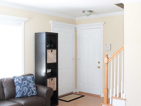 front door and garage door