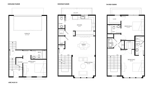 Floor plan Arc Hus III