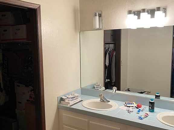 Master bath double sinks