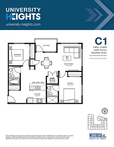 Floor plan 611