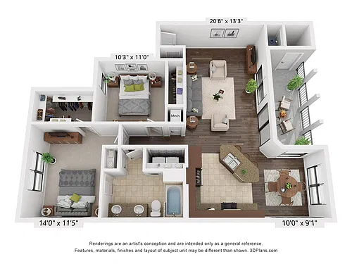 Floor plan B2