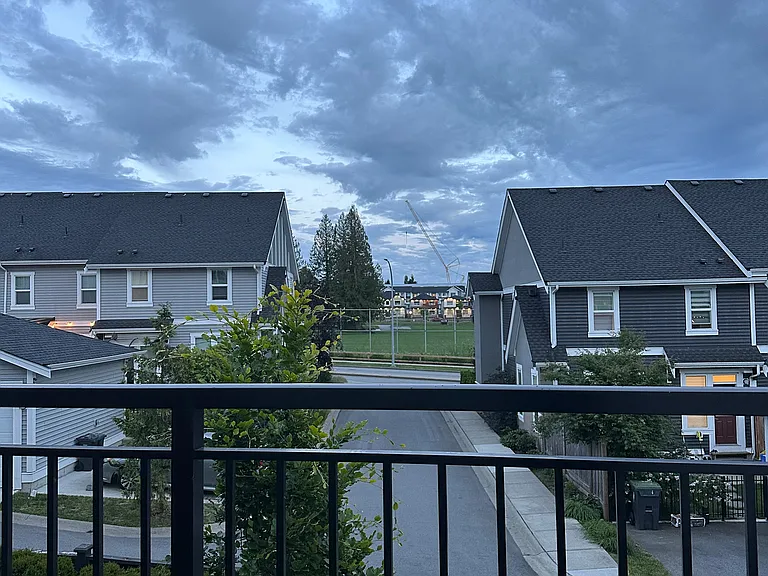 View out of the patio