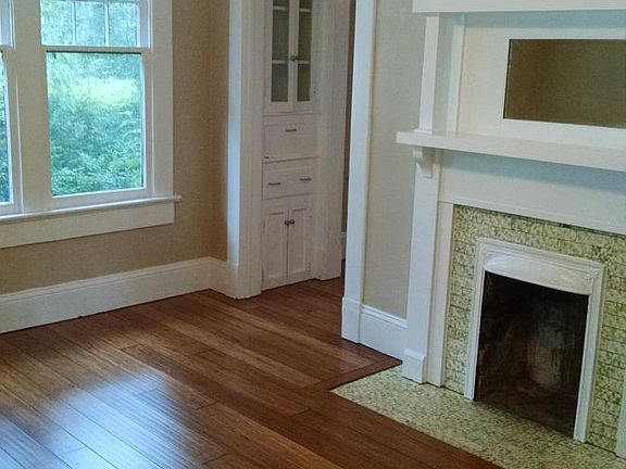 Living Room w/ Beautiful Wood Floors & Historic Character