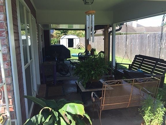 Rear patio