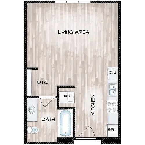 Floor plan Studio