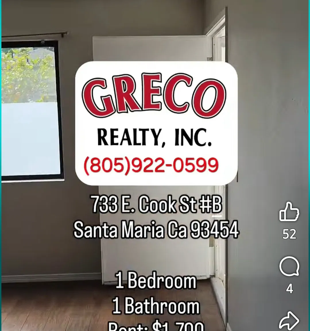 1 bed, 650 sqft, $1,700 — Photo 1