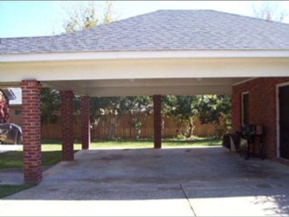 Attached garage