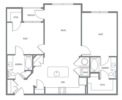 Floor plan B1