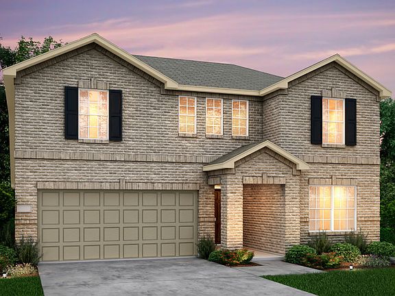 The Thomaston, with 2-car garage shown as Exterior D