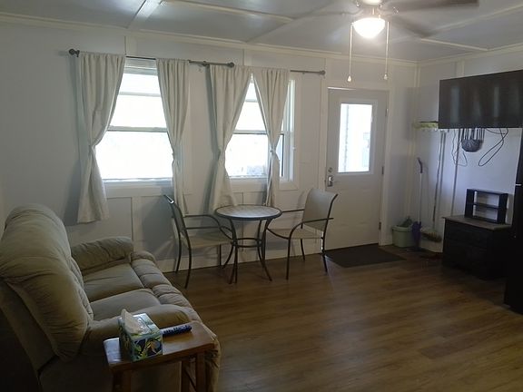The space is filled with natural light.