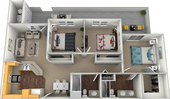Plan 4 Floorplan Diagram