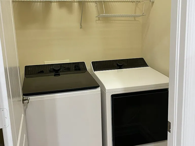 New washer and dryer