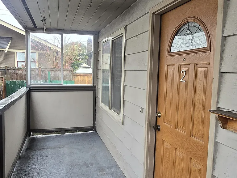 Front door.