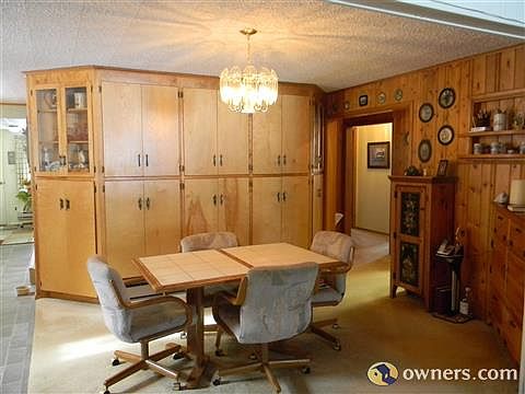 Dining area with lots of built-ins