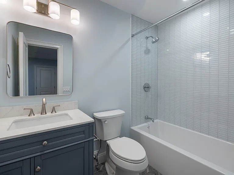 second floor hall bathroom