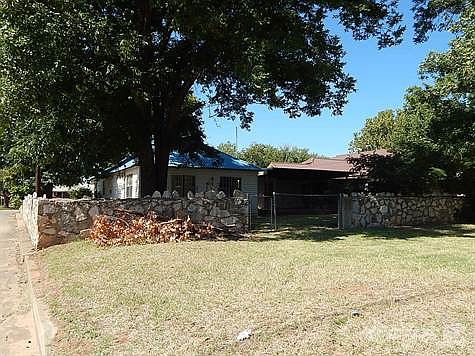 Two large backyard areas