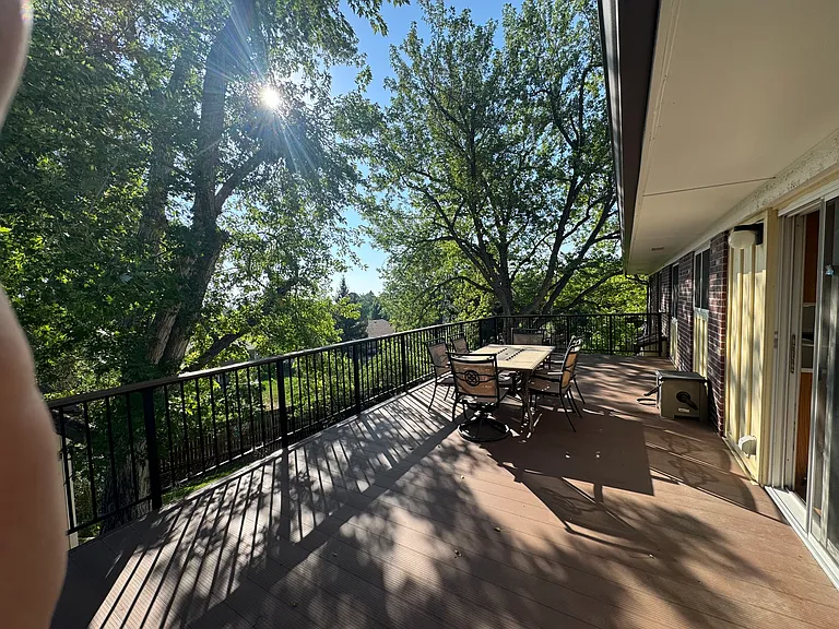 Deck morning shade