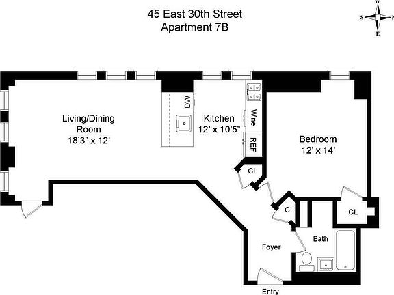 2nd image of 43-45 E 30th St #7B
