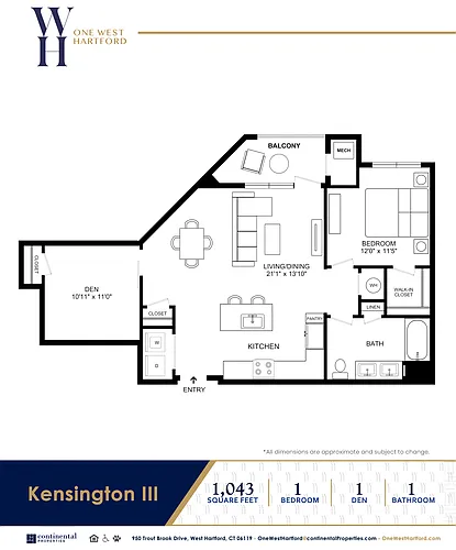 Floor plan Kensington III