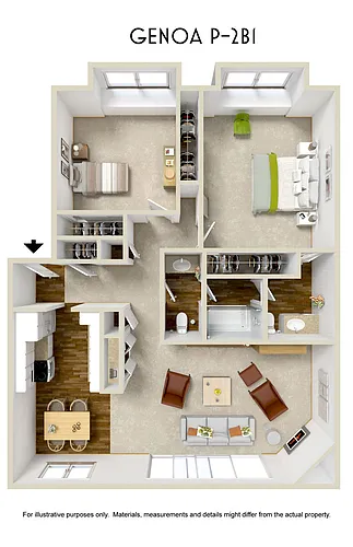 Floor plan Genoa
