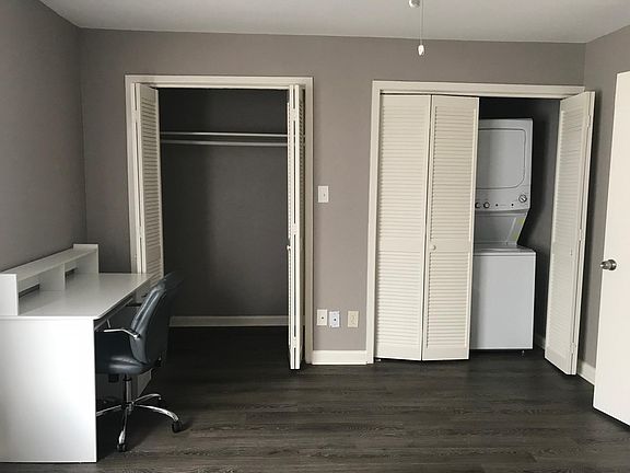 Master bedroom, large space includes 3 closets (clothing, walk-in, and laundry)