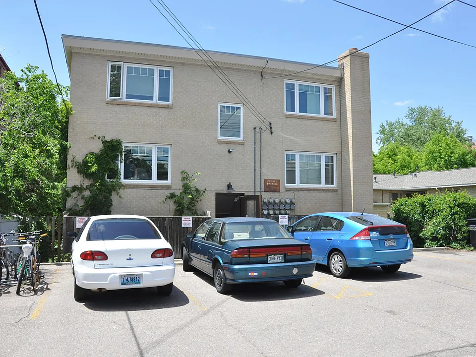 Rear of building