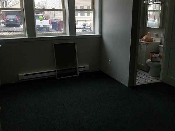 bedroom  with half bath