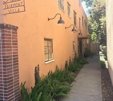 Front Entry, landscaped and well lit