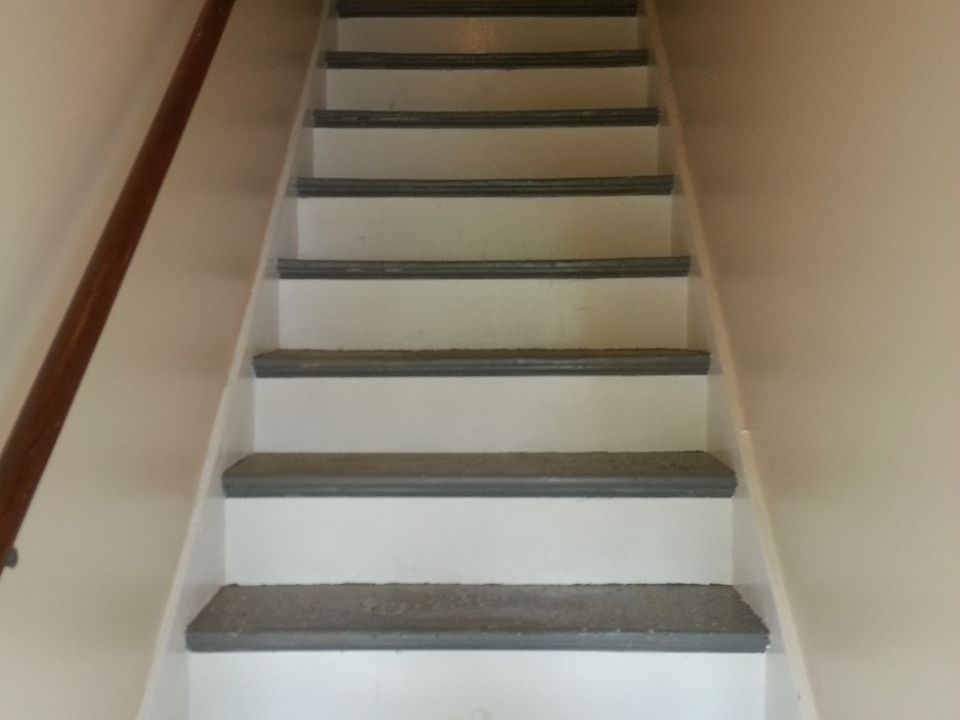 Entrance to second floor apartment