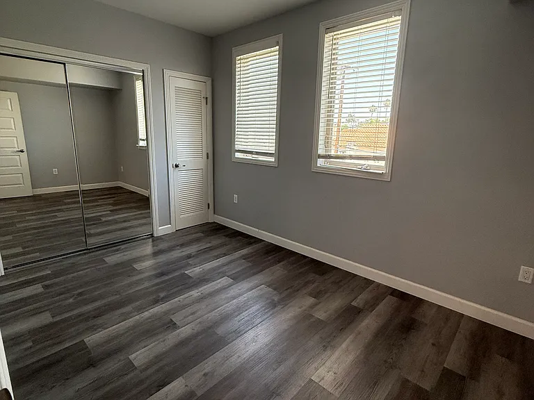 Bedroom with closet