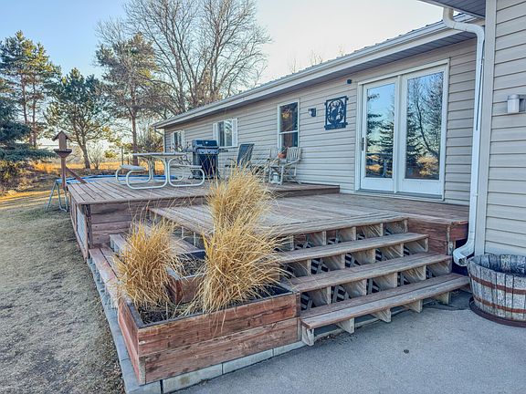 Front of home, east facing deck