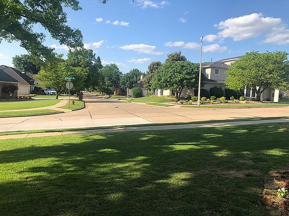 Front door view very private