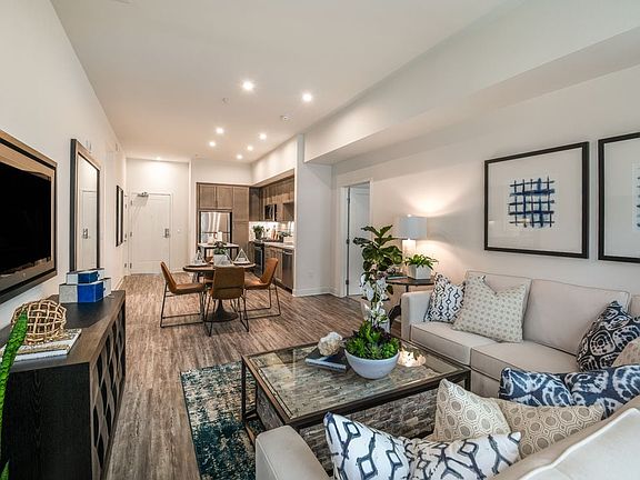 Living and dining area