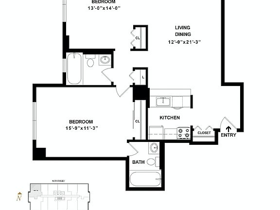 2nd image of 225 E 95th St #A6k