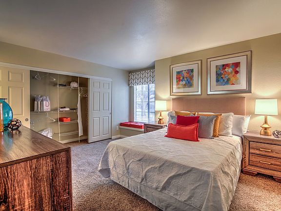 Large bedrooms with ample closet space