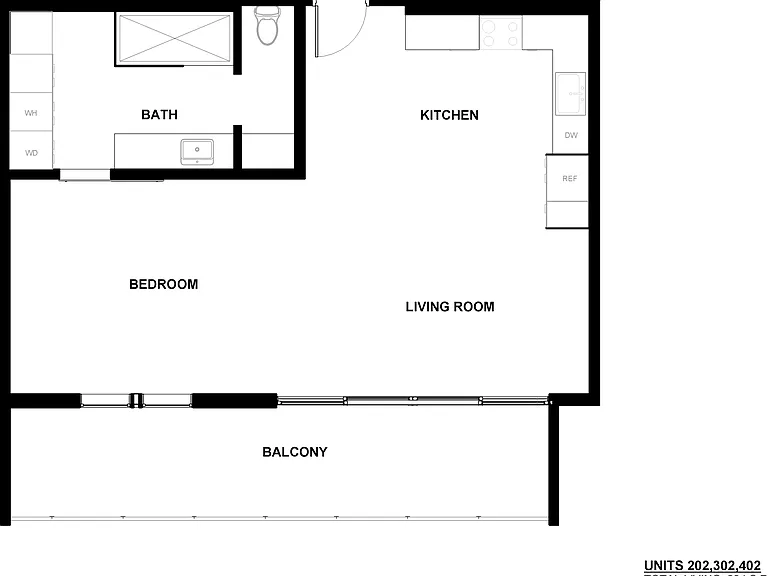 Units 202, 302, and 402 Units 202, 302, and 402