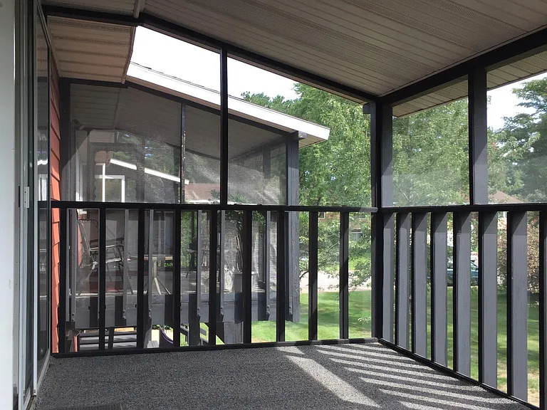 Screened in balcony