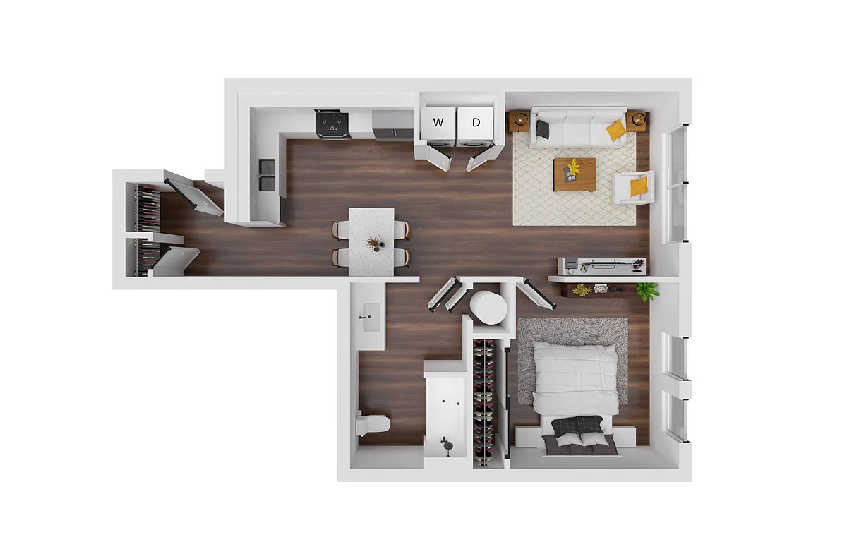 Floor plan Ellington 672 ADA