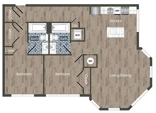 Floor plan B8B