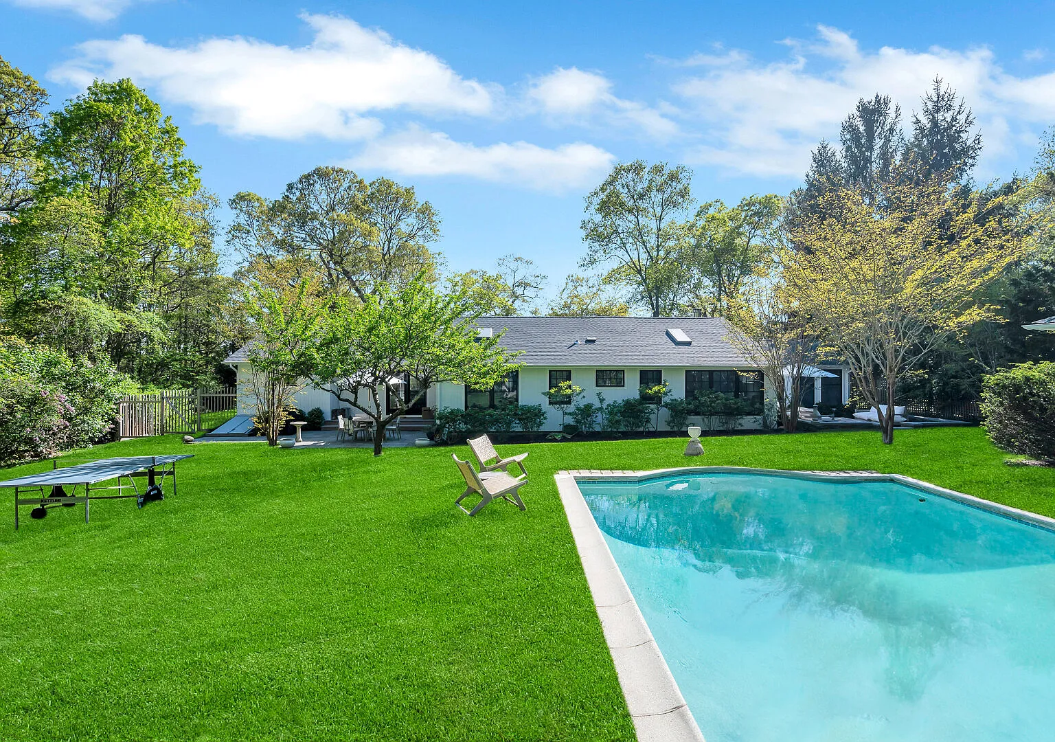 Chic Coastal Farmhouse with Private Pool, Steps from the Water — Photo 2