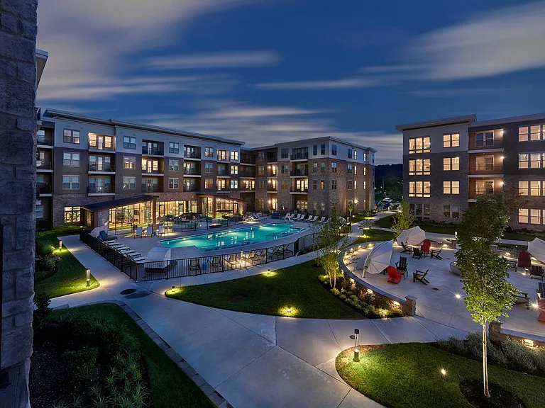 Courtyard at Dusk