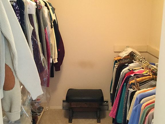 One of two walk in closets